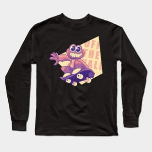 Frog on skateboard Long Sleeve T-Shirt